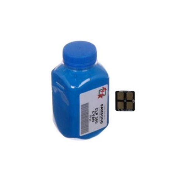 Тонер SAMSUNG CLP-300 Cyan+chip AHK (1500220)