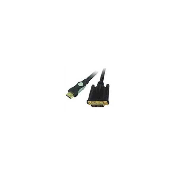 Кабель мультимедійний HDMI to DVI 18+1pin M, 3.0m Viewcon (VD 066-3м.)