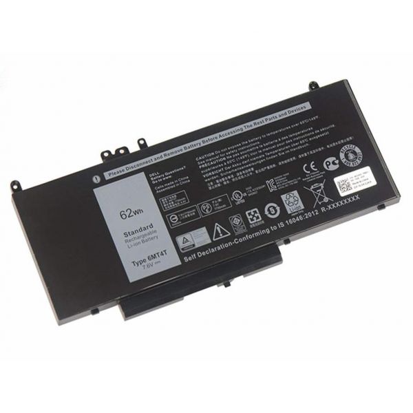 Акумулятор до ноутбука Dell Latitude E5570 6MT4T, 7750mAh (62Wh), 4cell, 7.6V, Li-ion (A47176)