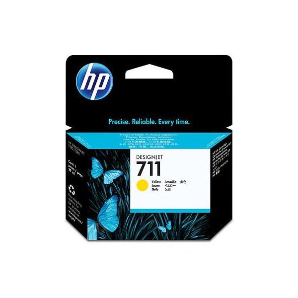 Картридж HP DJ No.711 DesignJet 120/520 Yellow (CZ132A)