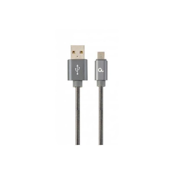 Дата кабель USB 2.0 AM to Micro 5P 2.0m Cablexpert (CC-USB2S-AMmBM-2M-BG)