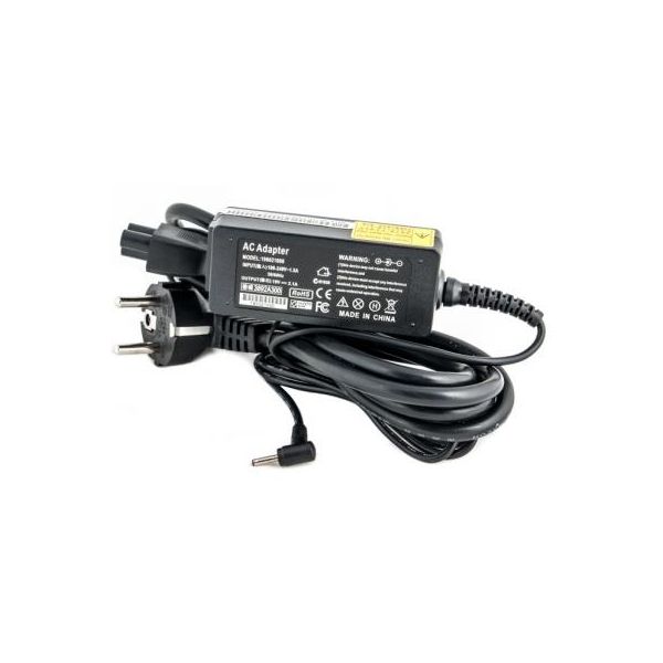 Блок живлення до ноутбуку PowerPlant ASUS 220V, 19V 40W 2.1A (2.3*0.7) (AS40F2307)