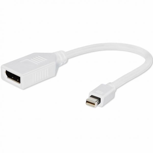 Перехідник mini DisplayPort to DisplayPort Cablexpert (A-mDPM-DPF-001-W)