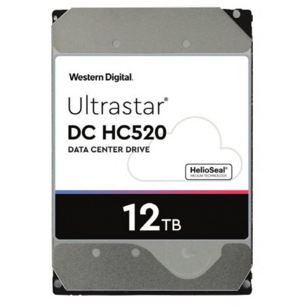 Жорсткий диск для сервера 3.5" 12TB SAS 256MB 7200 rpm Ultrastar DC HC520 WD (0F29532/HUH721212AL5204)