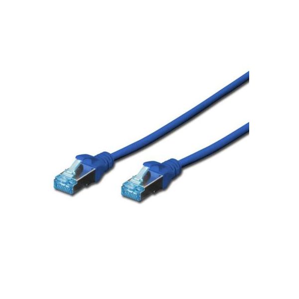 Патч-корд Digitus 2м, cat.5e, SF-UTP, AWG 26/7, blue (DK-1531-020/B)