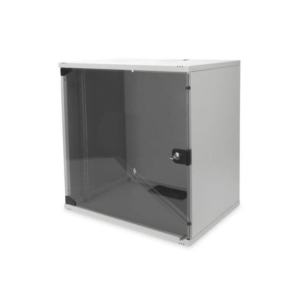 Шафа настінна Digitus 12U 19" 540x400, стекляные двери, 60kg max (DN-1912-U-S-1)