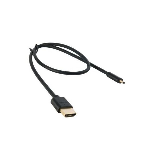 Кабель мультимедійний micro HDMI to HDMI 0.5m Extradigital (KBD1678)