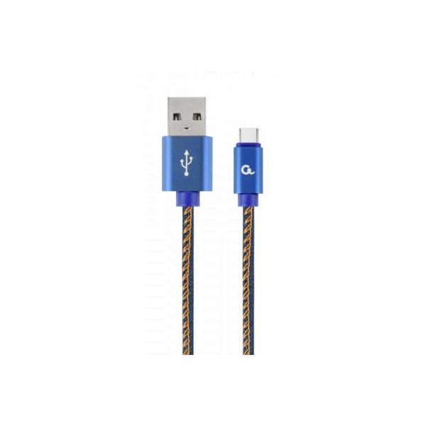 Дата кабель USB 2.0 AM to Type-C 2.0m Cablexpert (CC-USB2J-AMCM-2M-BL)