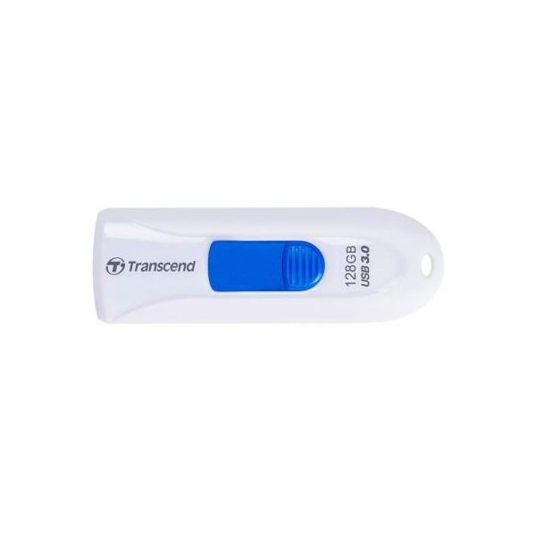 USB флеш накопичувач Transcend 128GB JetFlash 790 White USB 3.0 (TS128GJF790W)