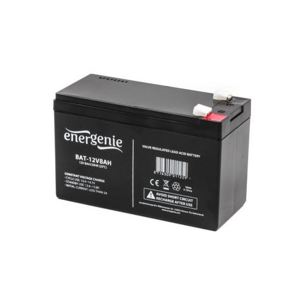 Батарея до ДБЖ EnerGenie 12В 8 Ач (BAT-12V8AH)