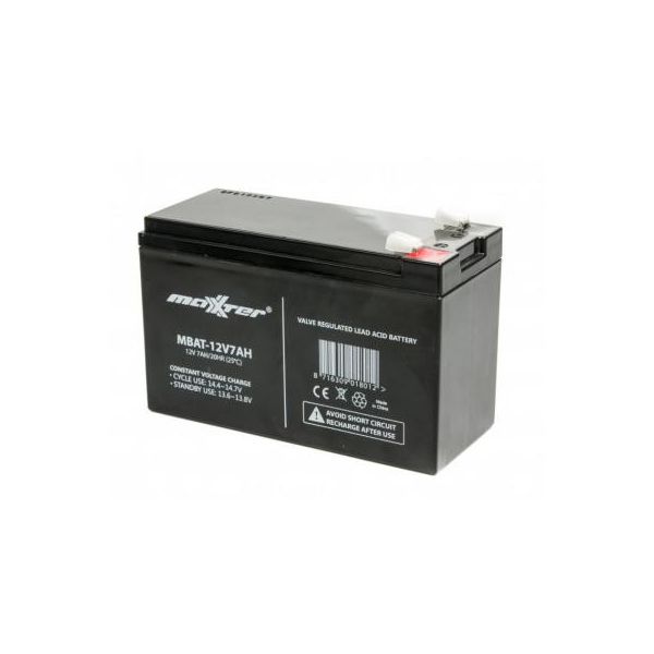 Батарея до ДБЖ Maxxter 12V 7AH (MBAT-12V7AH)