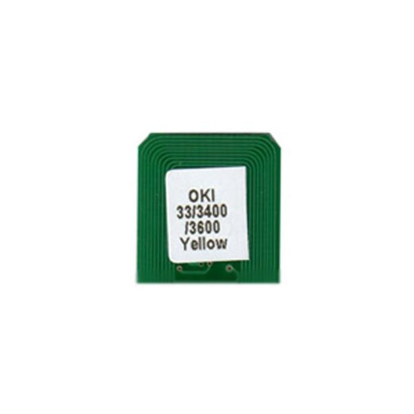 Чіп для картриджа OKI C3300/3400/3600 (2.5K) Yellow BASF (WWMID-71090)