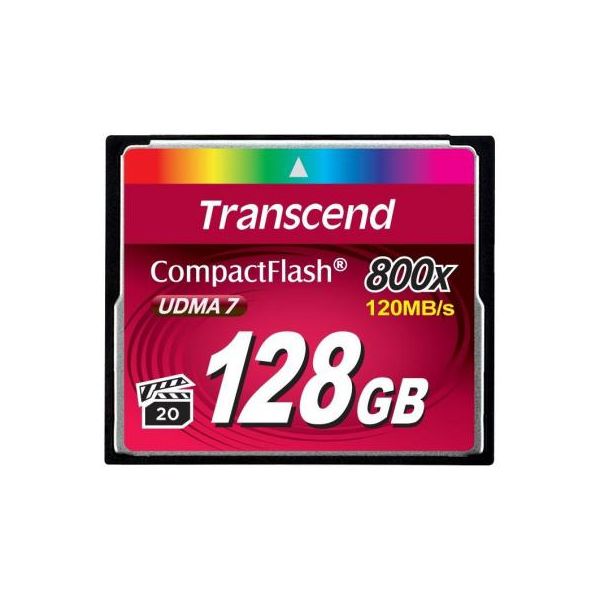 Карта пам'яті Transcend Compact Flash Card 128Gb 800X (TS128GCF800)