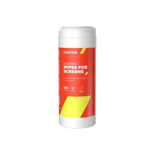 Серветки Canyon Screen Cleaning Wipes, 100 wipes (CNE-CCL11)