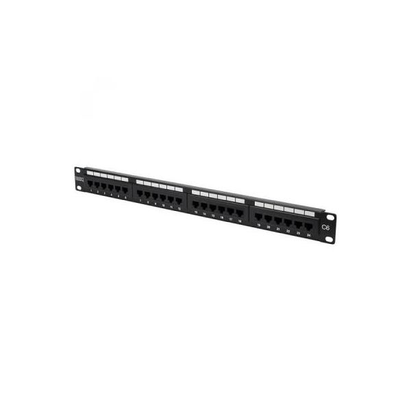 Патч-панель Digitus 19" 24хRJ-45 UTP cat. 6 в сборе (DN-91624U)