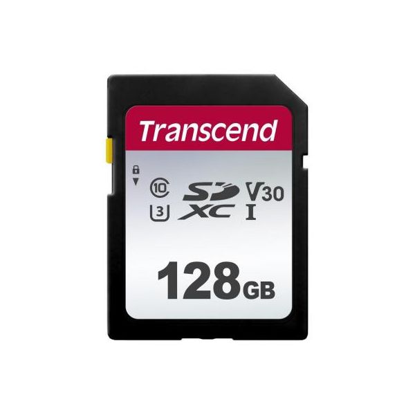 Карта пам'яті Transcend 128GB SDXC class 10 UHS-I U3 V30 (TS128GSDC300S)