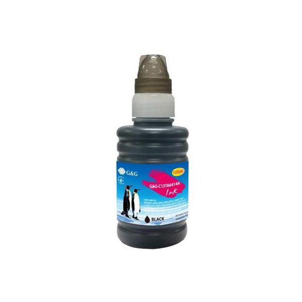 Чорнило G&G Epson L100/L200 black, контейнер 100мл (G&G-C13T66414A)