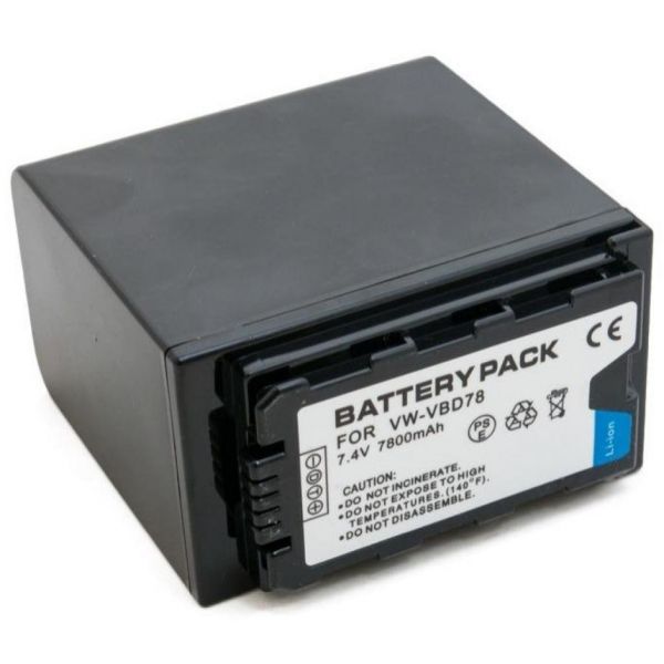 Акумулятор до фото/відео Extradigital Panasonic VW-VBD78, Li-ion, 7.4V, 7800mAh (BDP2694)