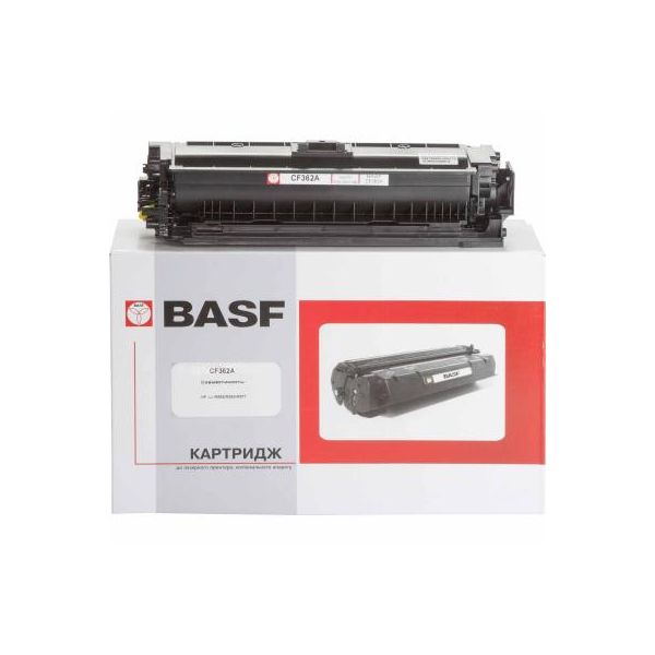 Картридж BASF для HP LJ M552/M553/M577 аналог CF362A Yellow (KT-CF362A)