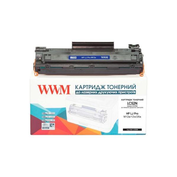 Картридж WWM для HP LJ Pro M12a/12w/26a аналог CF279A (LC52N)