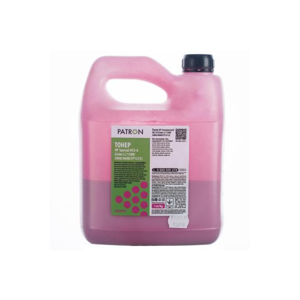 Тонер HP CLJ 1500/3000/4600/CP1215 HCS-A 1кг MAGENTA Patron (PN-HCS-A-M-1)