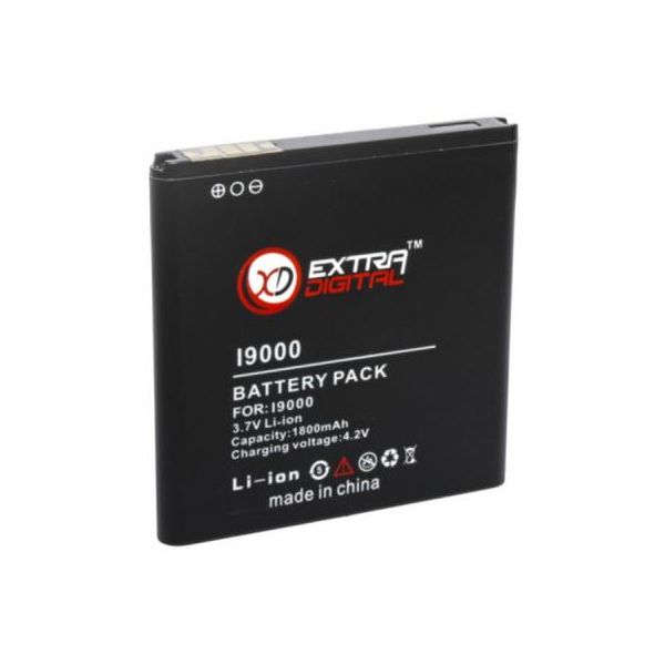 Акумуляторна батарея для телефону Extradigital Samsung GT-i9000 Galaxy S (1800 mAh) (BMS6305)
