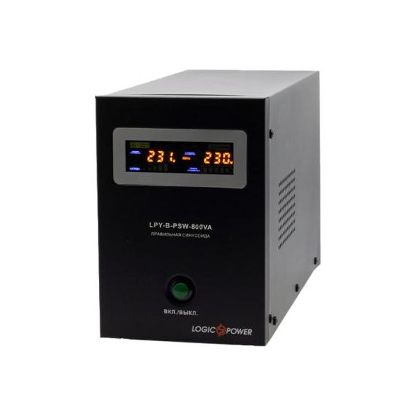 Пристрій безперебійного живлення LogicPower LPY- B - PSW-800VA+, 5А/10А (4150)
