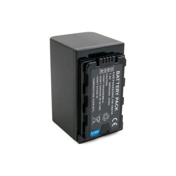 Акумулятор до фото/відео Extradigital Panasonic VW-VBD58, Li-ion, 7.2V, 5800mAh (BDP2690)