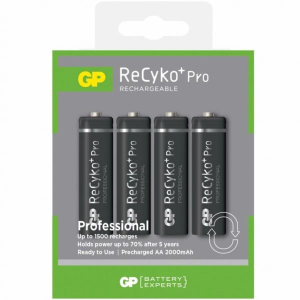 Акумулятор Gp AA 210AAHCBE-2GBE4 ReCyko+Pro Professional 2100 mAh * 4 (210AAHCBE / 4891199089190)