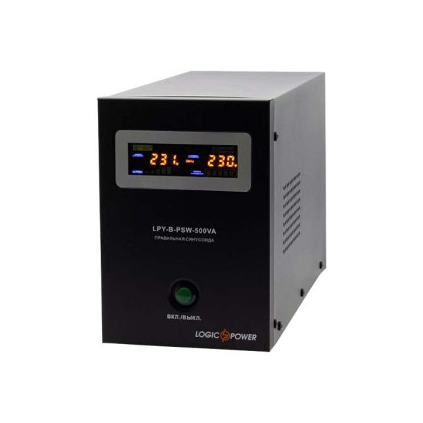 Пристрій безперебійного живлення LogicPower LPY- B - PSW-500VA+, 5А/10А (4149)