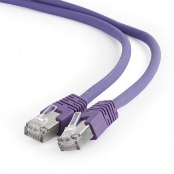 Патч-корд 2м S/FTP CU cat 6A Cablexpert (PP6A-LSZHCU-V-2M)