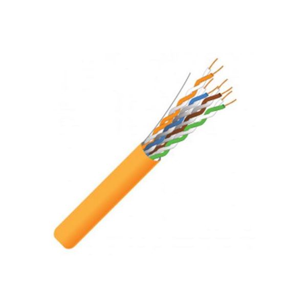 Кабель мережевий FinMark FTP 305м, CAT5e 4P 24AWG LSZH Orange Pull Box (262042)