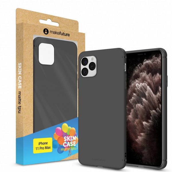 Чохол до моб. телефона MakeFuture Skin Case Apple iPhone 11 Pro Max Black (MCS-AI11PMBK)