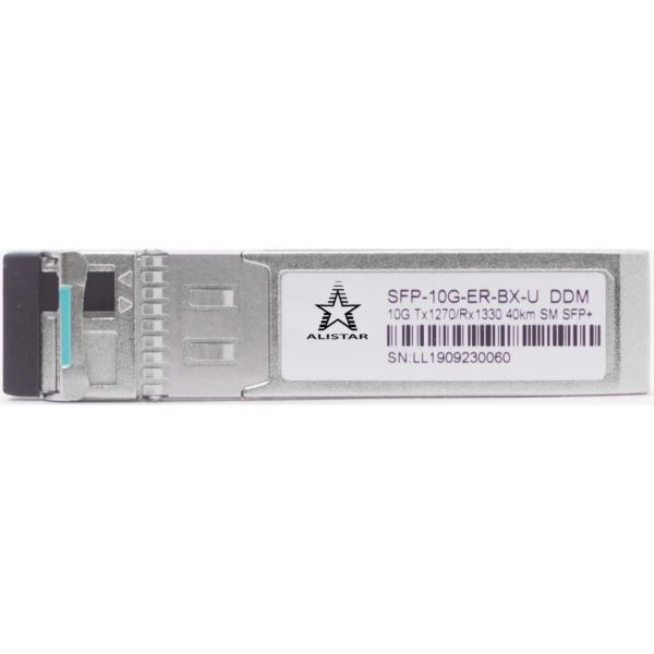 Модуль SFP Alistar Модуль SFP+ 10GBASE-BX 1SM WDM LC 40KM TX1270/RX1330nm DOM (SFP-10G-ER-BX-U)