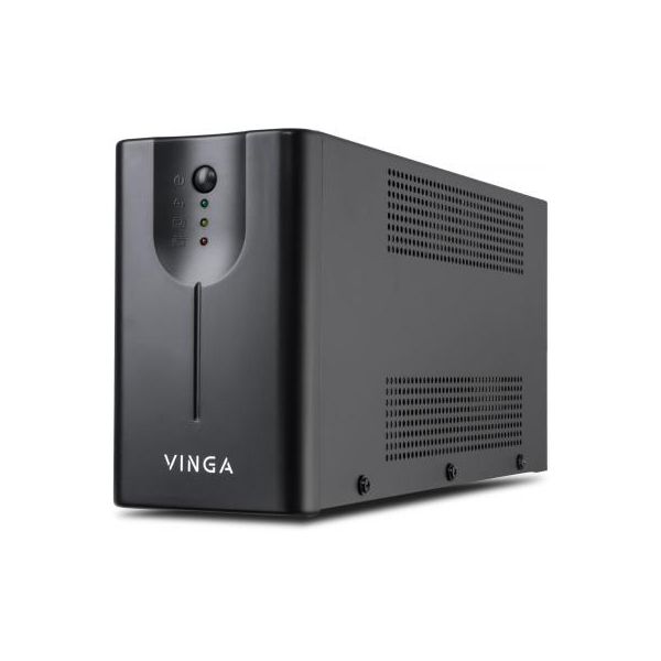 Пристрій безперебійного живлення Vinga LED 600VA metal case with USB (VPE-600MU)