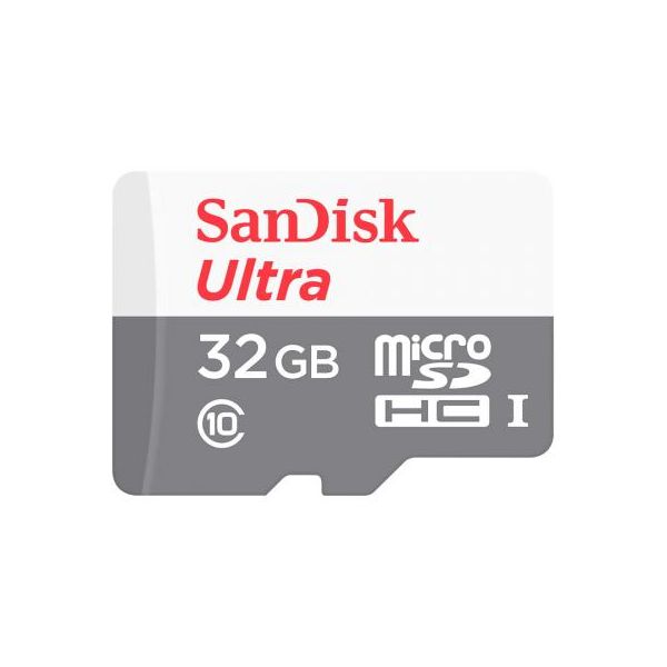 Карта пам'яті SanDisk 32GB microSD class 10 Ultra Light (SDSQUNR-032G-GN3MN)