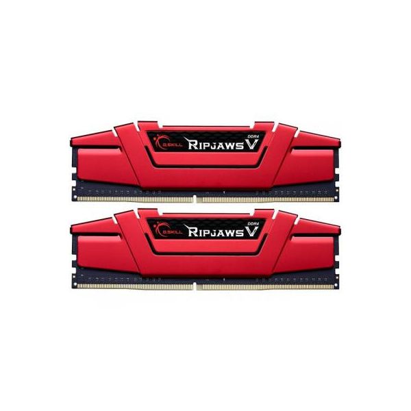 Модуль пам'яті для комп'ютера DDR4 8GB (2x4GB) 2400 MHz RipjawsV Red G.Skill (F4-2400C15D-8GVR)