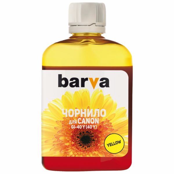 Чорнило Barva CANON GI-40 100 мл YELLOW (CGI40-746)