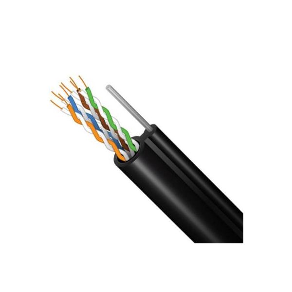 Кабель мережевий FinMark UTP CAT5e 4P 24AWG PE-M B 305m Drum, внешний, проволка 1,2мм (049317)