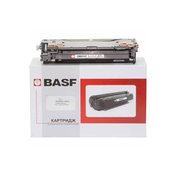 Картридж BASF для Canon LBP-5300/5360 аналог 1657B002 Yellow (KT-711-1657B002)