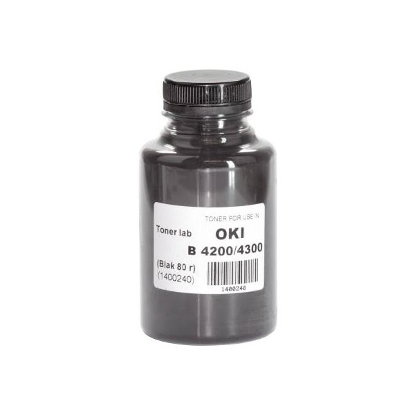 Тонер OKI B4200/B4300, 80г Black TonerLab (1400240)