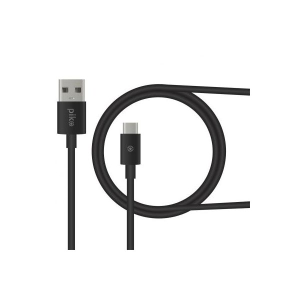 Дата кабель USB 2.0 AM to Type-C 1.2m black Piko (1283126489174)