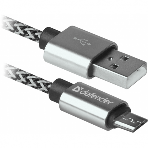 Дата кабель USB 2.0 AM to Micro 5P 1.0m USB08-03T PRO Defender (87815)