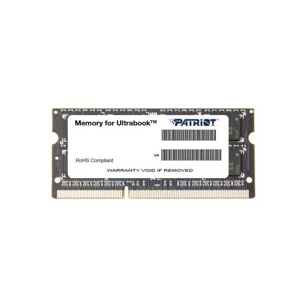 Модуль пам'яті для ноутбука SoDIMM DDR3L 4GB 1600 MHz Patriot (PSD34G1600L2S)