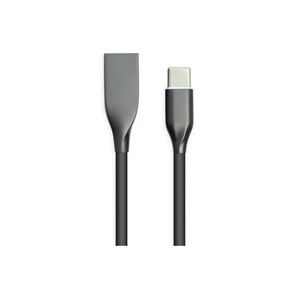 Дата кабель USB 2.0 AM to Type-C 2.0m black PowerPlant (CA911257)