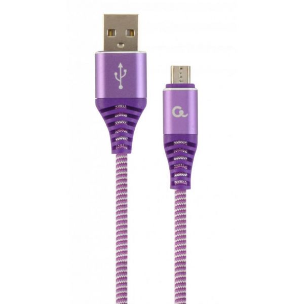 Дата кабель USB 2.0 Micro 5P to AM Cablexpert (CC-USB2B-AMmBM-1M-PW)