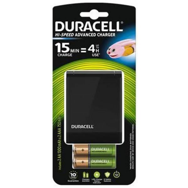 Зарядний пристрій для акумуляторів Duracell CEF27 + 2 rechar AA1300mAh + 2 rechar AAA750mAh (5001374)