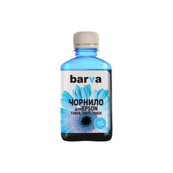 Чорнило Barva EPSON T0815 LIGHT CYAN 180г (E081-147)