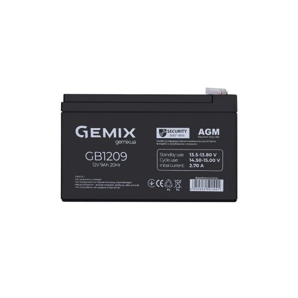 Батарея до ДБЖ Gemix GB 12В 9 Ач (GB1209)