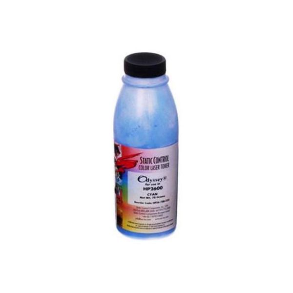 Тонер HP CLJ 2600/2605/1600 Canon LBP 5000/5100 Cyan Static Control (TRHP26-100B-COS)